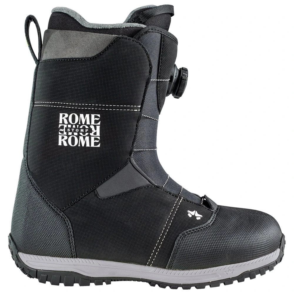 Boots Rome Stomp Boa Black 3 Boots Rome Stomp Boa Black