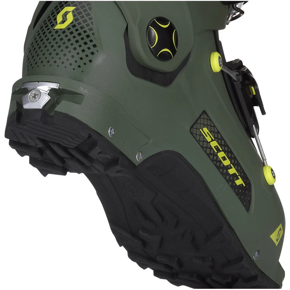 Chaussures De Ski Randonnée Scott Freeguide Carbon Military Green Yellow 5 Chaussures De Ski Randonnée Scott Freeguide Carbon Military Green Yellow – Image 3