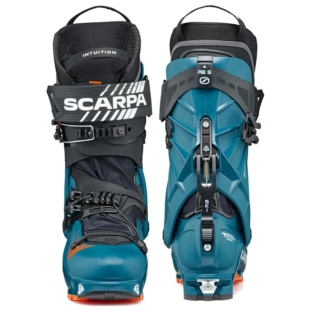 Chaussures De Ski Randonnée Scarpa F1 Gt Petrol Orange 5 Chaussures De Ski Randonnée Scarpa F1 Gt Petrol Orange – Image 3