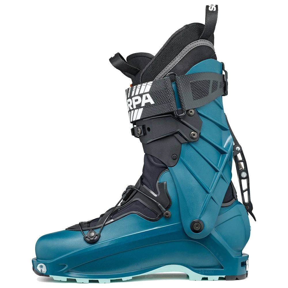 Chaussures De Ski Randonnée Scarpa F1 Gt Wmn Petrol Aqua 3 Chaussures De Ski Randonnée Scarpa F1 Gt Wmn Petrol Aqua – Image 2